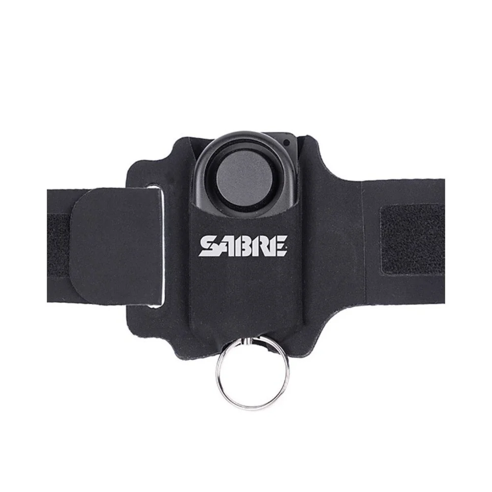 Sabre Weatherproof Runner Personal Alarm 130dB With Reflective Logo Wrist Strap